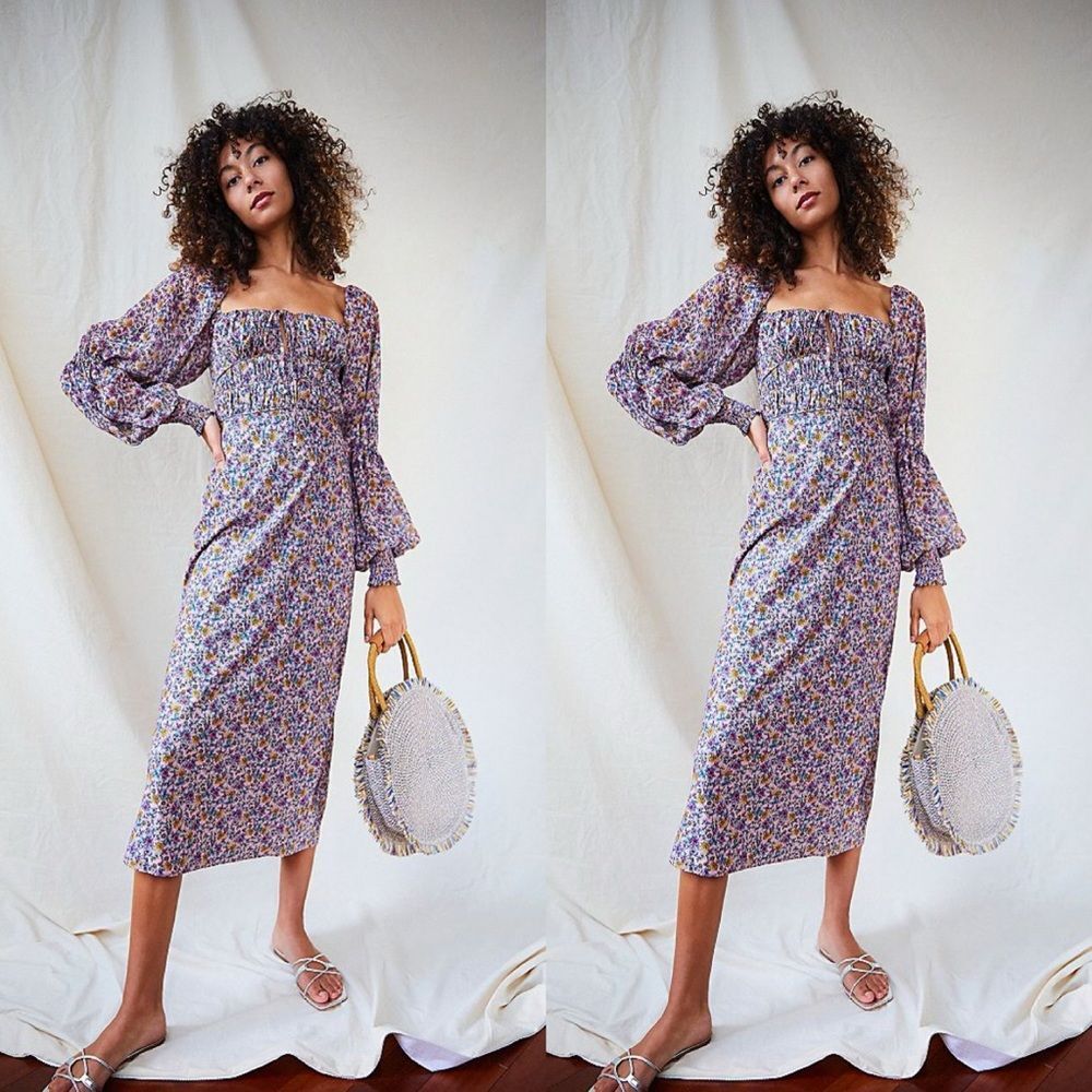 Free People Aglow Midi Dress